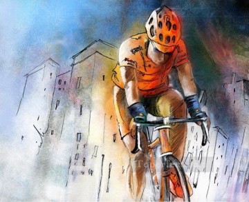 Sport Painting - cyclo scape impressionists